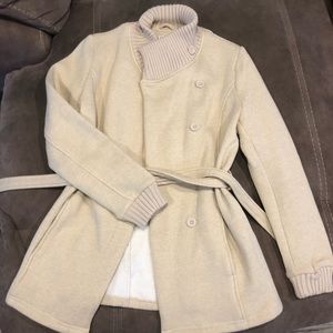 Mossimo cream wrap jacket